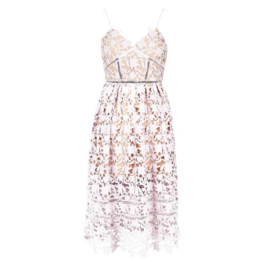 【送料無料】 セルフポートレイト レディース ワンピース トップス Guipiere Lace Dress Pink 【送料無料】 セルフポートレイト レディース ワンピース トップス Guipiere Lace Dress Pink