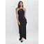 ̵ ʥХå ǥ ԡ ȥåץ Kasandra Halter Beaded Neck Maxi Dress BLACK