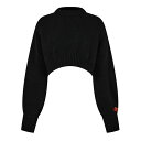 【送料無料】 ヘロンプレストン レディース パーカー・スウェット アウター Backless Cut Out Crewneck Sweater Black 1000(4)