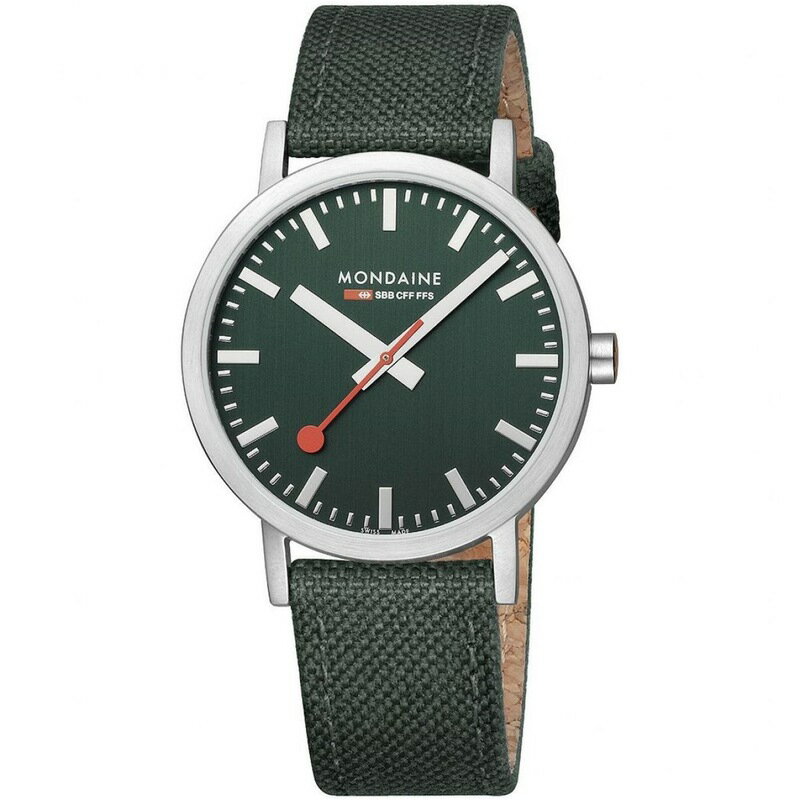 モンディーン 【送料無料】 モンダイン メンズ 腕時計 アクセサリー Mondaine Forest Green Watch A660.30360.60SBF Silver and Green