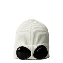 【送料無料】 シーピーカンパニー メンズ 帽子 ニットキャップ アクセサリー CP Goggle Beanie Sn34 Gauze White 103