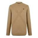 【送料無料】 ライルアンドスコット メンズ パーカー・スウェット アウター Lyle Insign Crw Jmpr Sn99 Khaki
