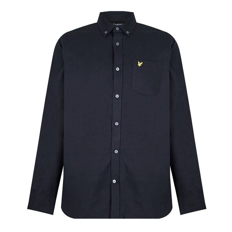 【送料無料】 ライルアンドスコット メンズ シャツ トップス Lyle Flannel Shirt Sn41 Saddle