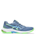 【送料無料】 アシックス メンズ スニーカー シューズ Netball Ballistic FF Men 039 s Indoor Court Shoes Dnm Blue/Wtrsc