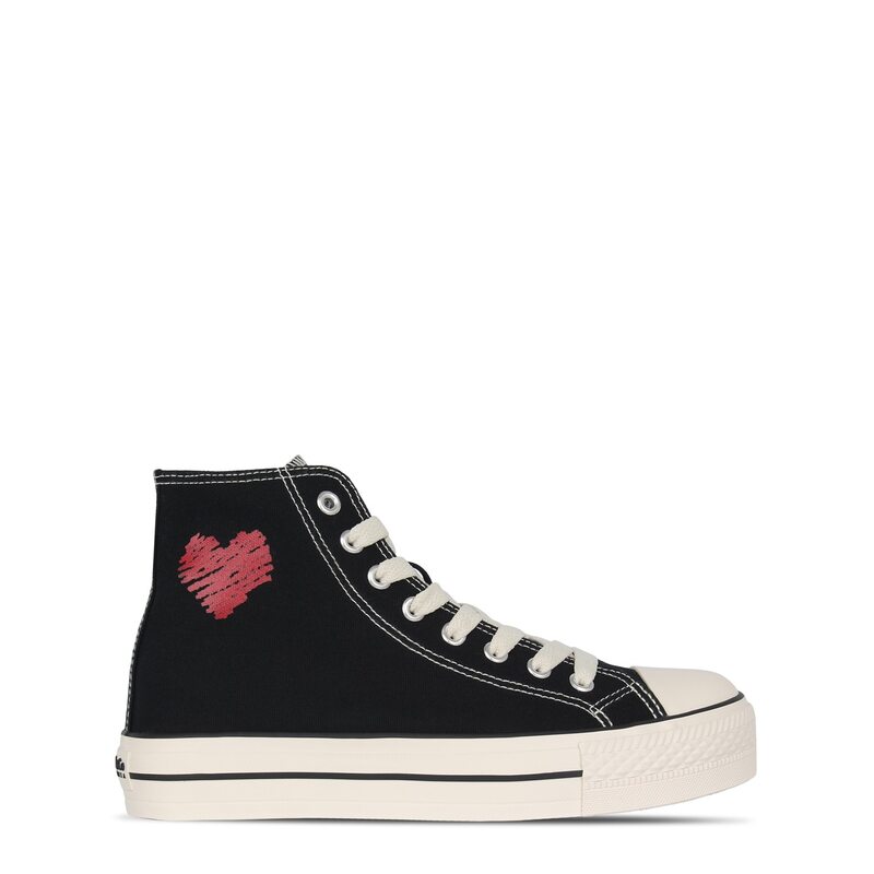  ソウルカル レディース スニーカー シューズ Top Platform Trainers Black/Heart