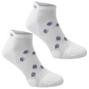 【送料無料】 カリマー レディース 靴下 アンダーウェア 2 Pack Running Socks Ladies White