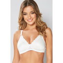 【送料無料】 ストゥディオ ポリーニ レディース ブラジャー アンダーウェア Embroidered Non Wire floral Padded Bra White