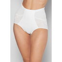 【送料無料】 ストゥディオ ポリーニ レディース パンツ アンダーウェア Lace Detail High Waist Briefs White