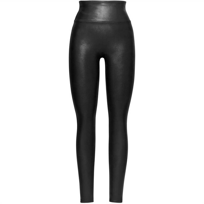 【送料無料】 スパンク レディース レギンス ボトムス Faux Leather Leggings Black