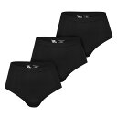 【送料無料】 ストゥディオ ポリーニ レディース パンツ アンダーウェア 3 Pack Seam Free Full Briefs Black