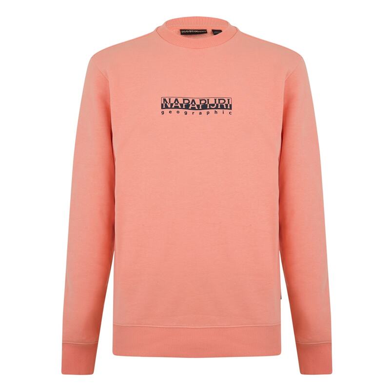 ナパピリ メンズ アウター ニット・セーター スウェット シャツ ロゴ Napapijri Box Logo Crew Sweatsh..