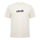 【送料無料】 リーバイス メンズ Tシャツ トップス Varsity Circle T-Shirt Bleach Sand HL