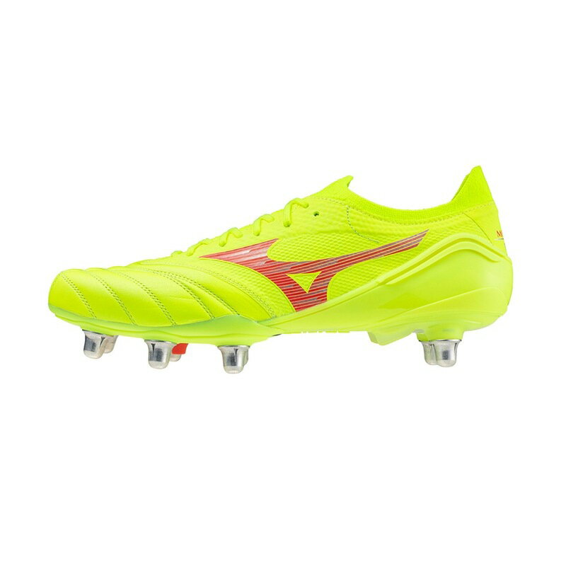 【送料無料】 ミズノ メンズ ブーツ レインブーツ シューズ Neo IV El SI Rugby Boots Mens Yellow/Red