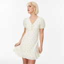 【送料無料】 ジャック ウィルス レディース ワンピース トップス Cut Out Mini Dress White Print