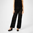 【送料無料】 ビバ レディース カジュアルパンツ ボトムス Biba Pointelle Trs Ld44 Black
