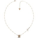  ゲス レディース ネックレス・チョーカー・ペンダントトップ アクセサリー Guess Jewellery Round Harmony Necklace UBN01153RG Pink