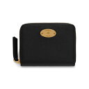 【送料無料】 マルベリー レディース 財布 アクセサリー Mulberry Plaque Small Zip Around Purse Black