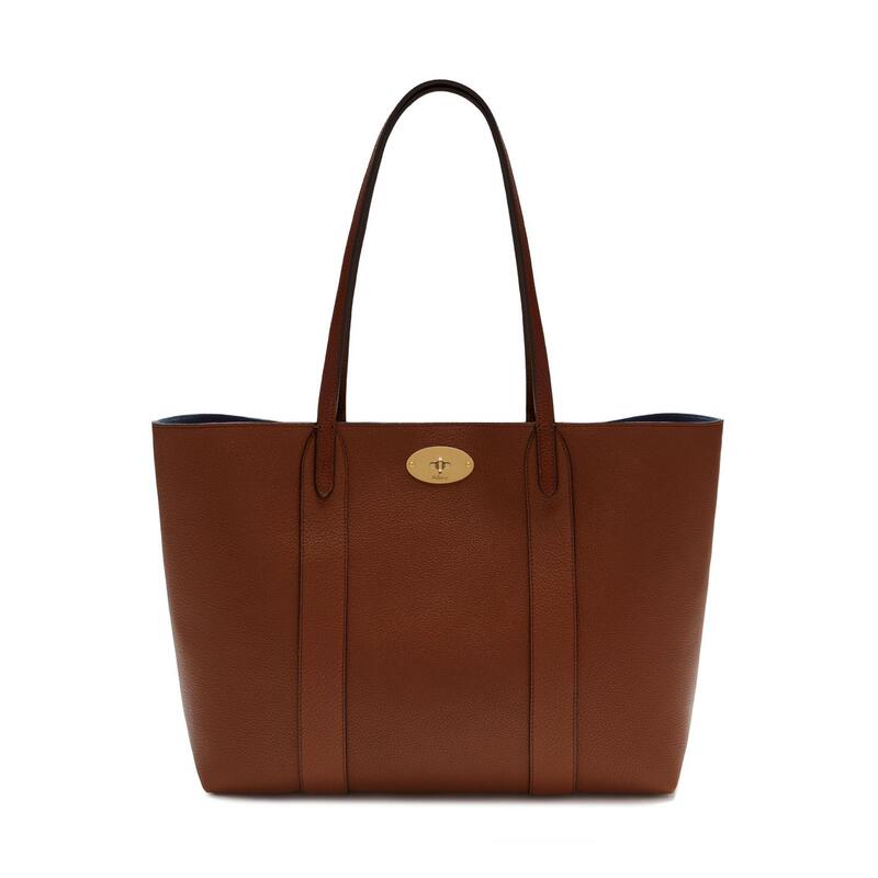 ハンドバッグ 【送料無料】 マルベリー レディース ハンドバッグ バッグ Bayswater Tote Oak & Oxford Blue