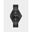 yz t[S Y rv ANZT[ Suit Bracelet Strap Watch Black silver