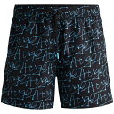 【送料無料】 フューゴ メンズ ハーフパンツ・ショーツ 水着 Hugo Marco Swim Sn42 Turquoise 440