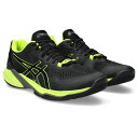 【送料無料】 アシックス メンズ スニーカー シューズ Sky Elite 2 FF Indoor Court Shoes Mens Blk/Sfty Yllw