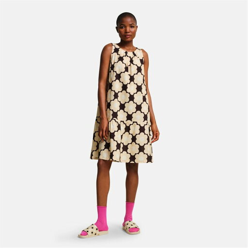 【送料無料】 レガッタ レディース ワンピース トップス Orla Kiely Summer Dress Black Sixties Daisy 【送料無料】 レガッタ レディース ワンピース トップス Orla Kiely Summer Dress Black Sixties Daisy