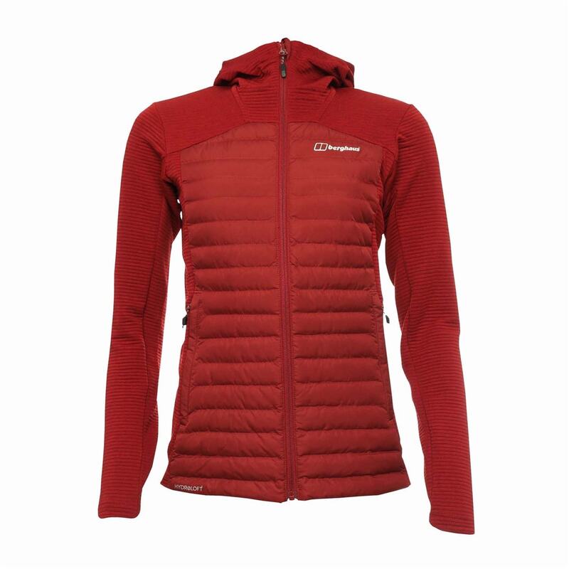 【送料無料】 バーグハウス レディース ジャケット・ブルゾン アウター Nula Hybrid Jacket Red