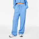 【送料無料】 ジャック ウィルス レディース カジュアルパンツ ボトムス Linen Blend Wide Leg Trousers Ultra Marine