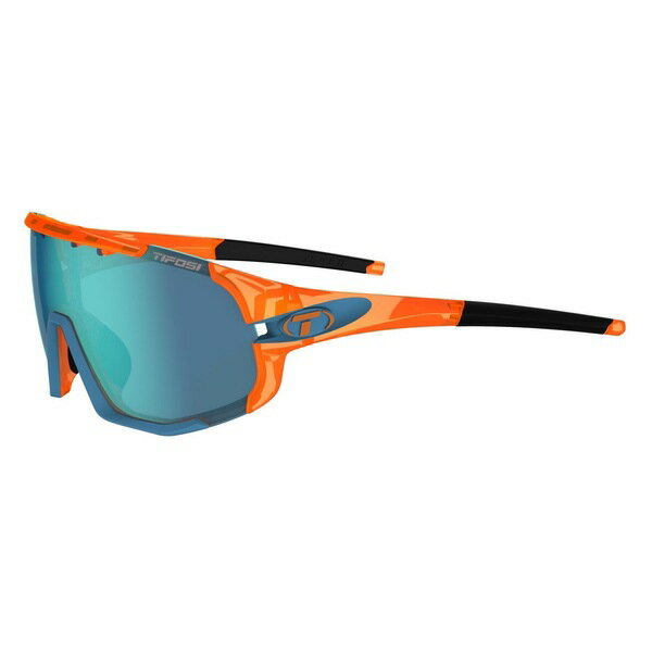 【送料無料】 ティフォージ メンズ サングラス アイウェア アクセサリー Sledge Interchangeable Clarion Lens Sunglasses Crystal Orange/Clarion Blue
