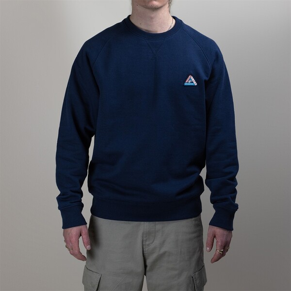  ソウルカル メンズ パーカー・スウェット アウター Cal Recycled Crew Neck Sweater Blue