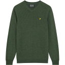 【送料無料】 ライルアンドスコット メンズ パーカー・スウェット アウター Lyle Ayr V-Neck Sn99 Cactus Green