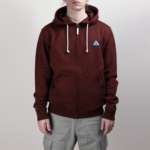  ソウルカル メンズ パーカー・スウェット フーディー アウター Cal Recycled Full Zip Hoodie Burgundy