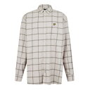 【送料無料】 ライルアンドスコット メンズ シャツ トップス Lyle Windowpane S Sn99 Light Mist