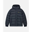 【送料無料】 ライルアンドスコット メンズ ジャケット・ブルゾン ダウンジャケット アウター Lyle and Scott Rubber Puffer Jacket Mens Dark Navy|詳細画像