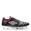 楽天ReVida 楽天市場店【送料無料】 アンブロ メンズ スニーカー シューズ Tocco Pro Soft Ground Football Boots Blk/Wht/Ras/Pnk