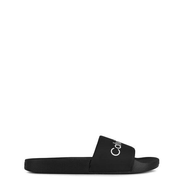 カルバンクライン メンズ シューズ サンダル Calvin Klein Pool Slider Sn00 Black/White ホワイト