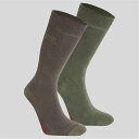 【送料無料】 クラッグホッパーズ レディース 靴下 アンダーウェア NL TwinPck Socks WdldGr/WldOl