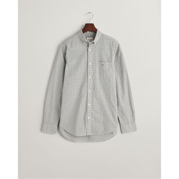 ̵    ȥåץ Gant Microchck Popln Sn42 Milky Matcha