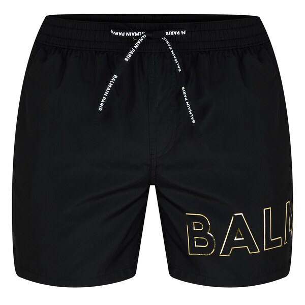 【送料無料】 バルマン メンズ ハーフパンツ・ショーツ 水着 Balmain U Emb Swim Sn43 BLACK/GOLD