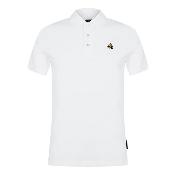 ̵ ࡼʥå  ݥ ȥåץ Moose Pique Polo Sn42 White 160