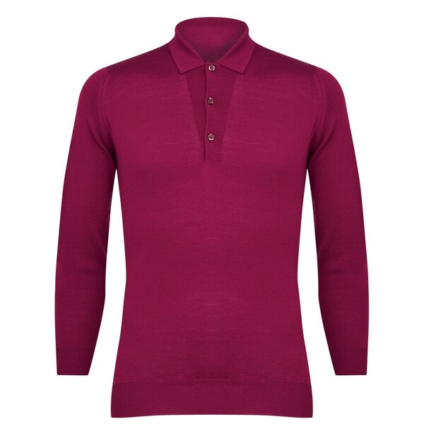 ジョンスメドレー 【送料無料】 ジョンスメドレー メンズ Tシャツ トップス Belper Polo Shirt Bordeaux