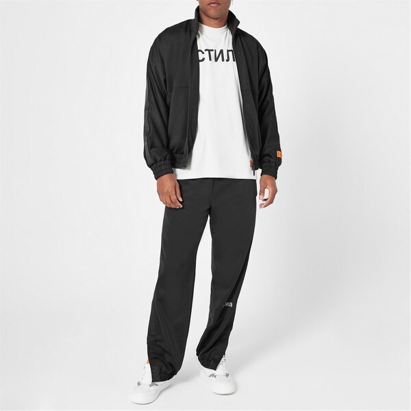 【送料無料】 ヘロンプレストン メンズ ジャケット・ブルゾン アウター Tape Track Top Black 1000