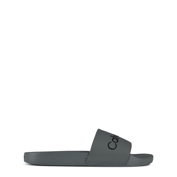 カルバンクライン メンズ シューズ サンダル Calvin Klein Pool Slider Sn00 Grey/Black ブラック(4)