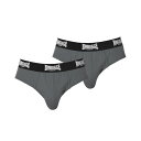 【送料無料】 ロンズデール メンズ ブリーフパンツ アンダーウェア 2Pk Brief Mens Dark Grey