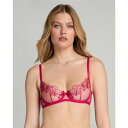 【送料無料】 エージェントプロヴォケイター レディース ブラジャー アンダーウェア JUNI Demi Cup Underwired Bra Pink/Red