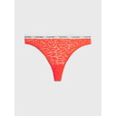 【送料無料】 カルバンクライン レディース パンツ アンダーウェア Modern Cotton Lace Thong Cherry Tomato