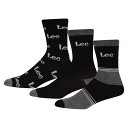【送料無料】 リー レディース 靴下 アンダーウェア Lee Socks Moi 3P Ld99 Black/Grey/Jacq(4)