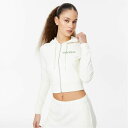 【送料無料】 ジャック ウィルス レディース パーカー・スウェット フーディー アウター Slim Fit Zip Hoodie Vintage White
