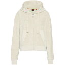 【送料無料】 ボス レディース パーカー・スウェット アウター C_Evacanza 10258221 01 Open White 118