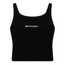 【送料無料】 パーム・エンジェルス レディース タンクトップ トップス Palm Script Lg Tank Ld43 Blk/Off Wht